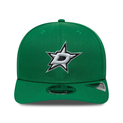 Pictured is this NHL Team Dallas Stars 9SEVENTY Stretch Snap cap in green. 3