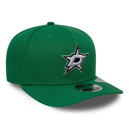Pictured is this NHL Team Dallas Stars 9SEVENTY Stretch Snap cap in green. 4