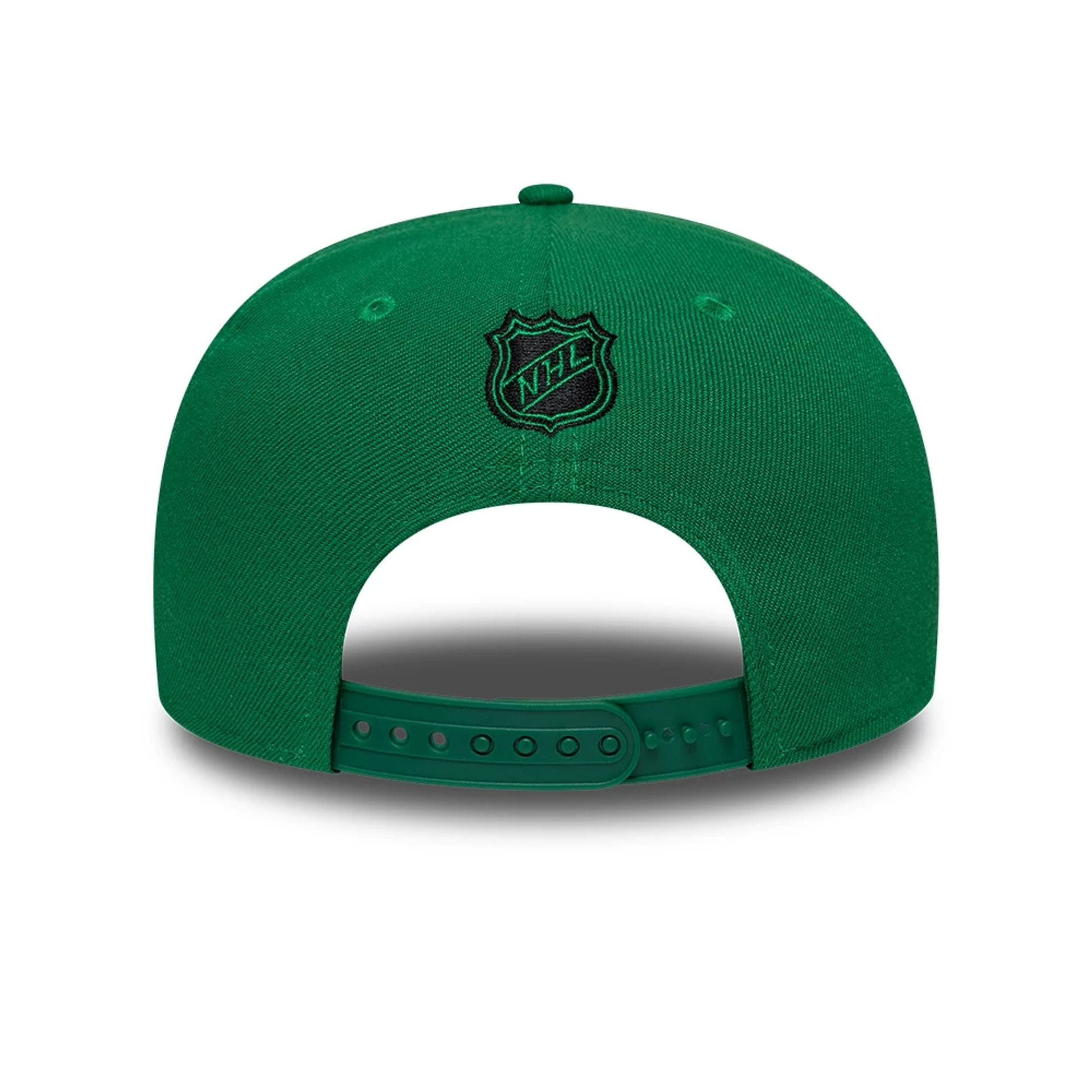 Pictured is this NHL Team Dallas Stars 9SEVENTY Stretch Snap cap in green. 5