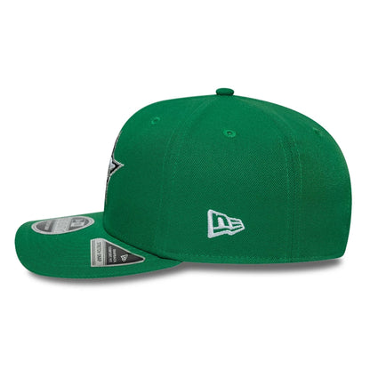 Pictured is this NHL Team Dallas Stars 9SEVENTY Stretch Snap cap in green. 6