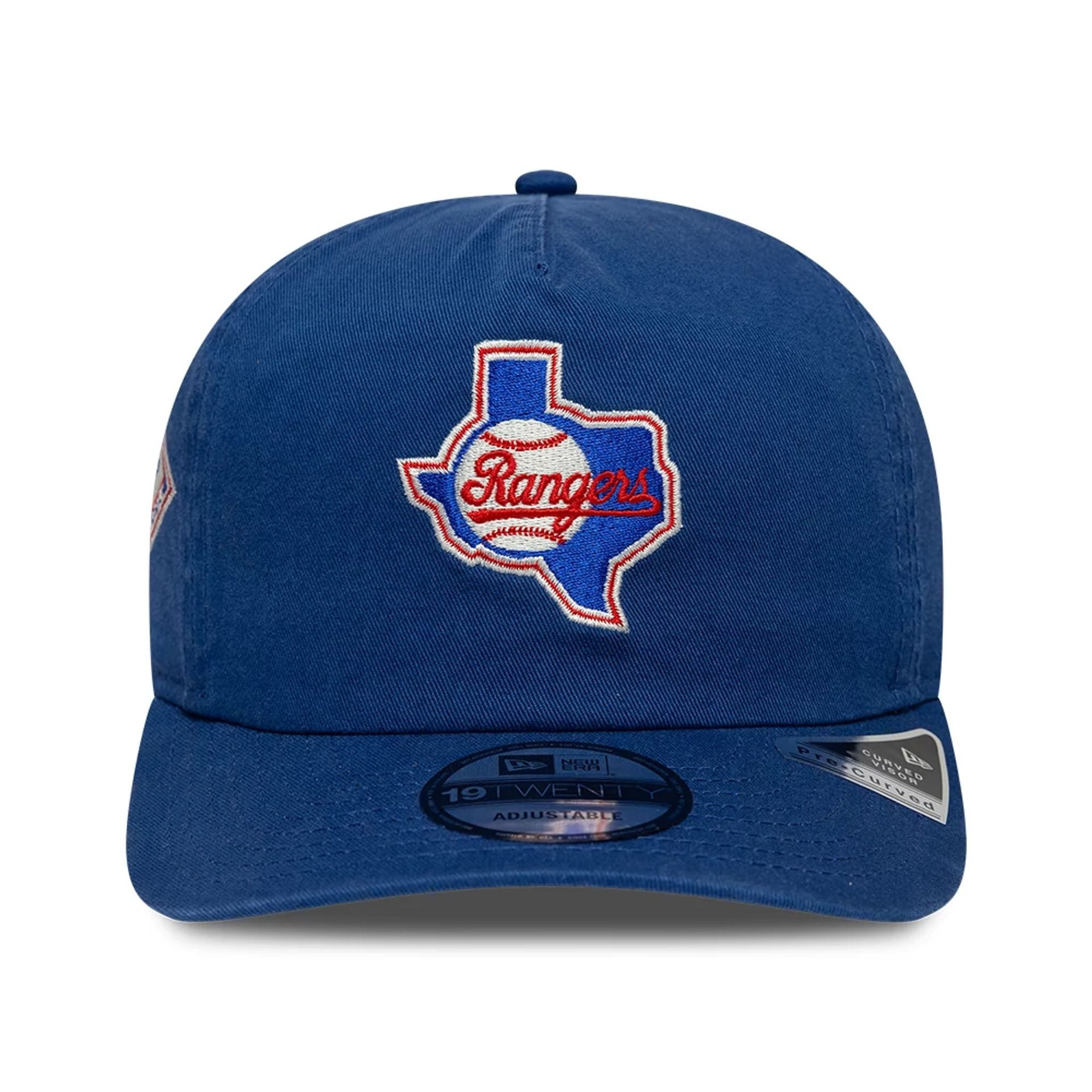 Pictured is this MLB Championship Texas Rangers 19TWENTY cap in blue. 3