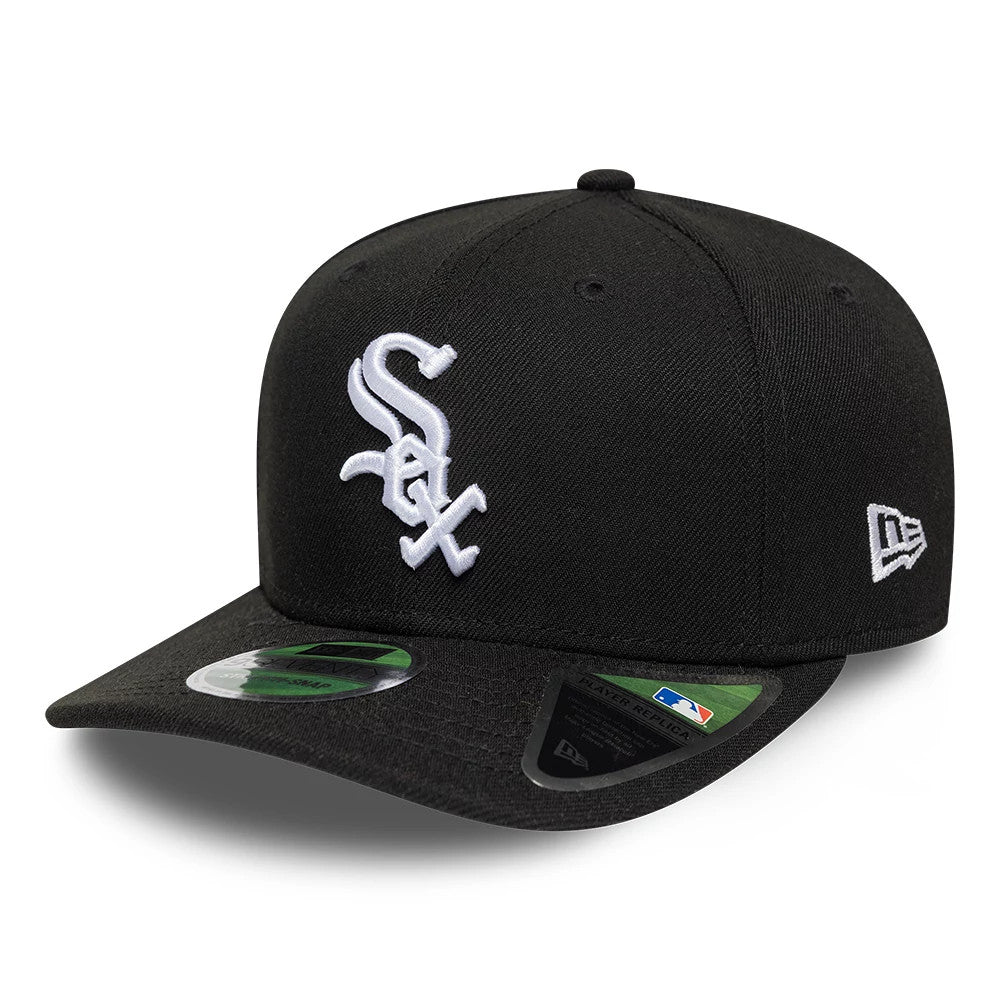 Pictured is this MLB Player Replica Chicago White Sox 9SEVENTY Stretch Snap cap in black. 1