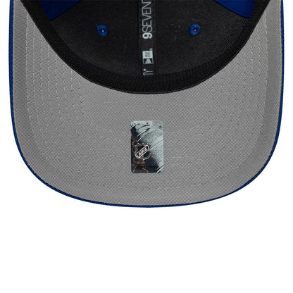 Pictured is this NHL Team New York Rangers 9SEVENTY Stretch Snap cap in blue. 2