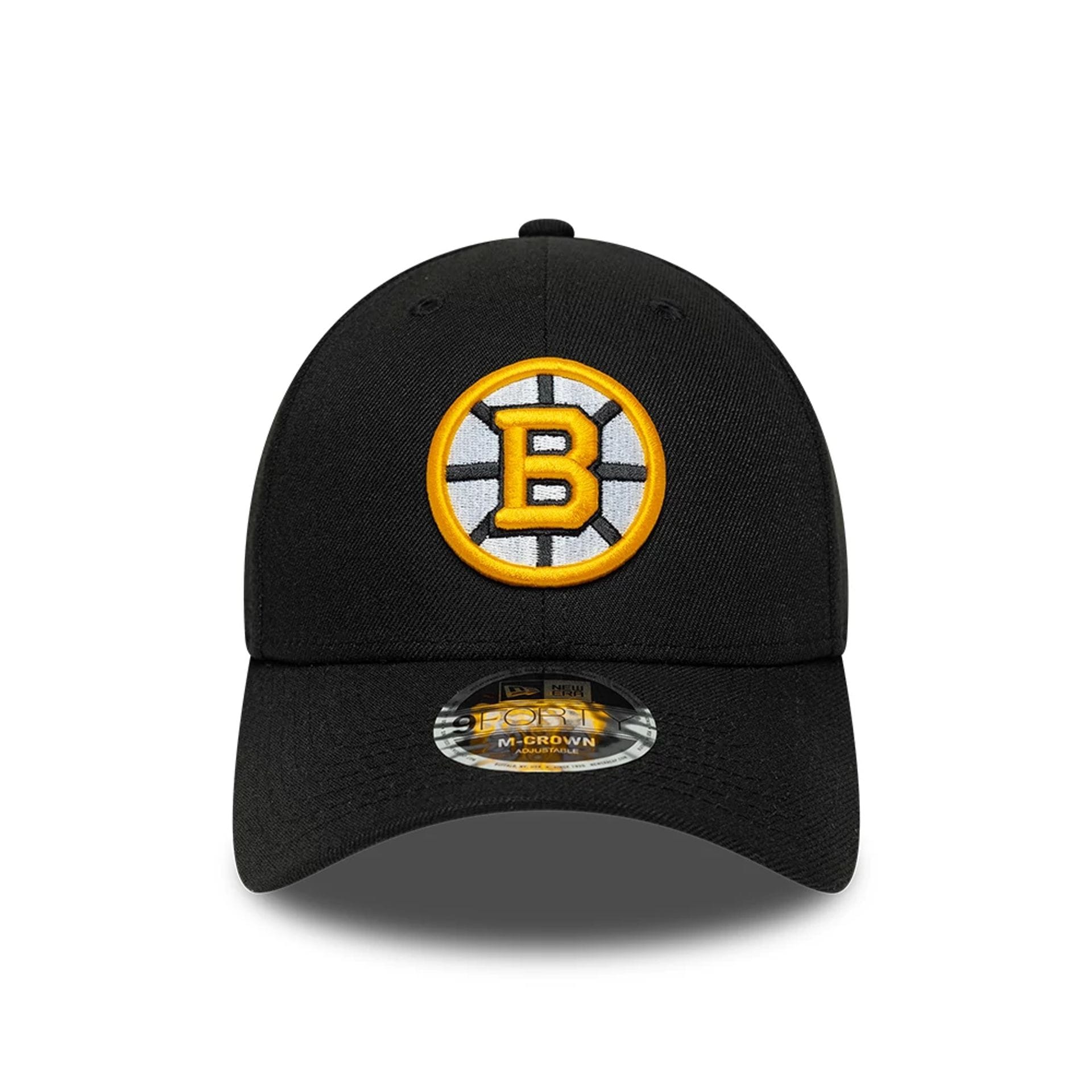 Pictured is this NHL Team Boston Bruins 9FORTY M-Crown cap in black. 3