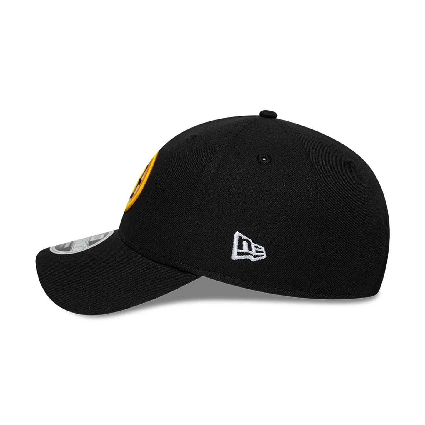 Pictured is this NHL Team Boston Bruins 9FORTY M-Crown cap in black. 5