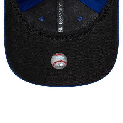 Pictured is this MLB Player Replica New York Mets 9SEVENTY Stretch Snap cap in blue. 7