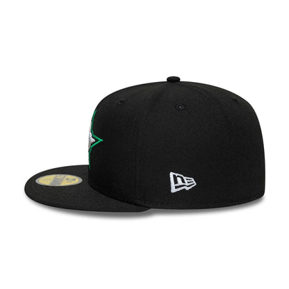 Pictured is this NHL Basic Dallas Stars 59FIFTY Fitted cap in Black. 6