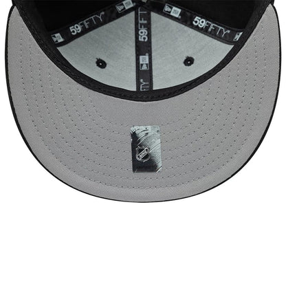 Pictured is this NHL Basic Pittsburgh Penguins 59FIFTY Fitted cap in black. 2