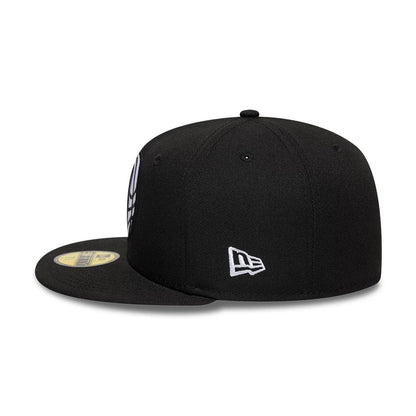 Pictured is this NBA Basic Brooklyn Nets 59FIFTY Fitted cap in black. 6