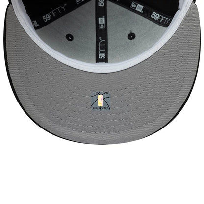 Pictured is this NBA Hardwood Classic Milwaukee Bucks 59FIFTY Fitted cap in black. 2