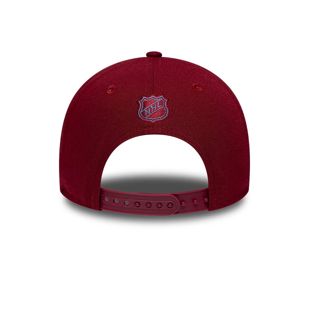 Pictured is this NHL Team Colorado Avalanche 9FORTY M-Crown cap in dark red. 5