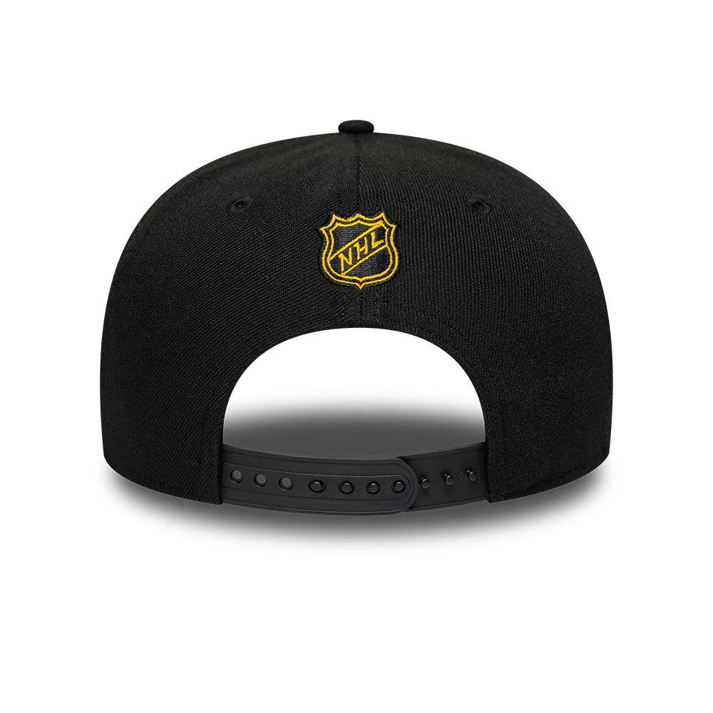 Pictured is this NHL Team Boston Bruins 9SEVENTY Stretch Snap cap in black. 5