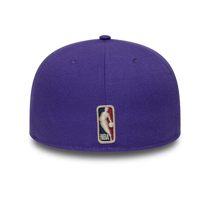 Pictured is this NBA Hardwood Classic LA Lakers 59FIFTY Fitted cap in purple. 5