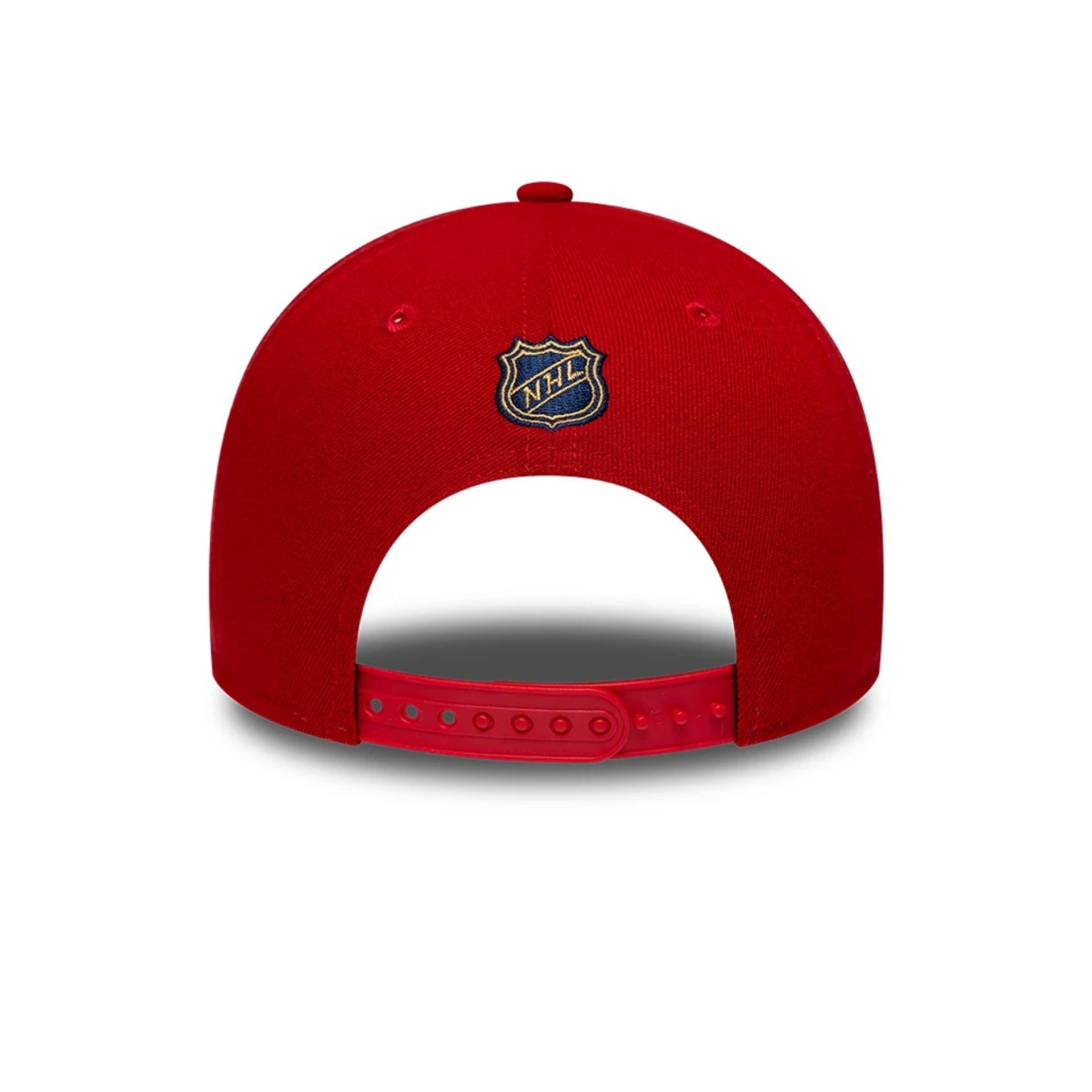 Pictured is this NHL Team Florida Panthers 9FORTY M-Crown cap in red. 5