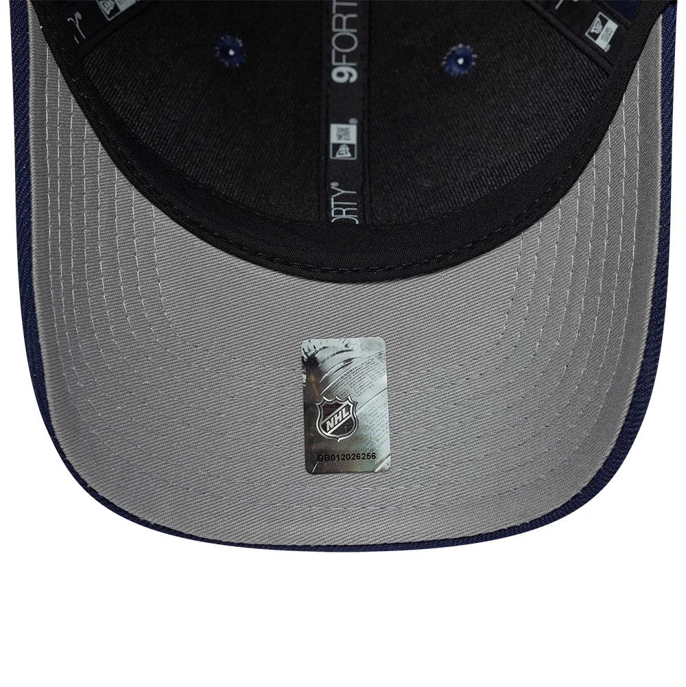 Pictured is this NHL Team Toronto Maple Leafs 9FORTY M-Crown cap in navy. 2
