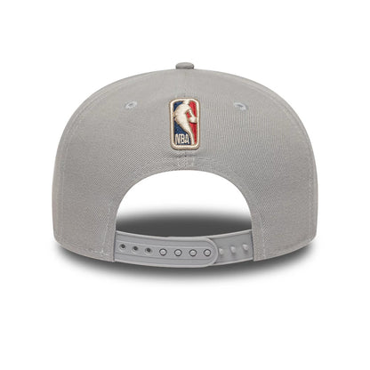 Pictured is this NBA Hardwood Classic San Antonio Spurs 9FIFTY A-Frame Snapback cap in grey. 6