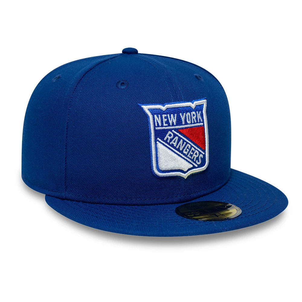 Pictured is this NHL Basic New York Rangers 59FIFTY Fitted cap in blue. 4