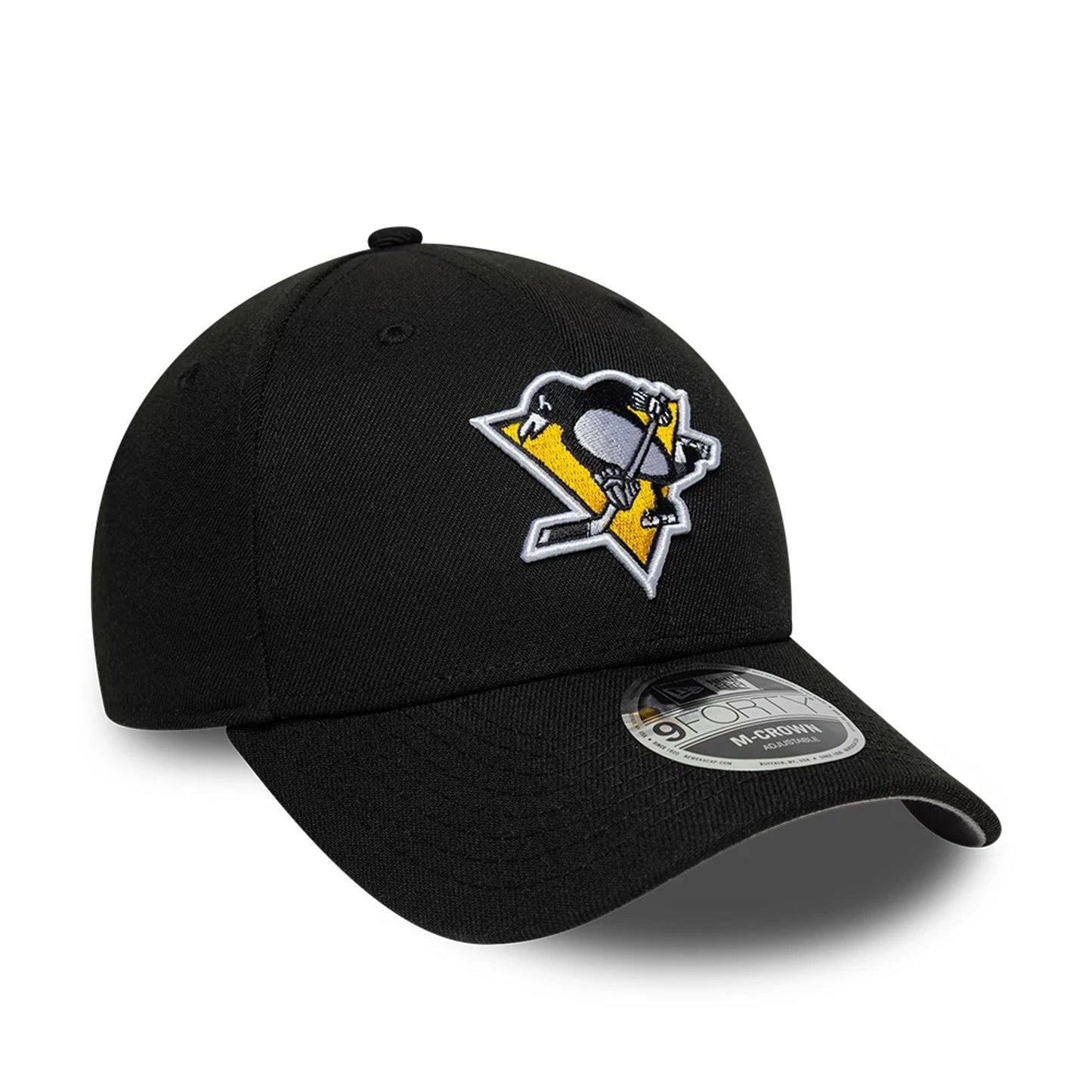 Pictured is this NHL Team Pittsburgh Penguins 9FORTY M-Crown cap in black. 4