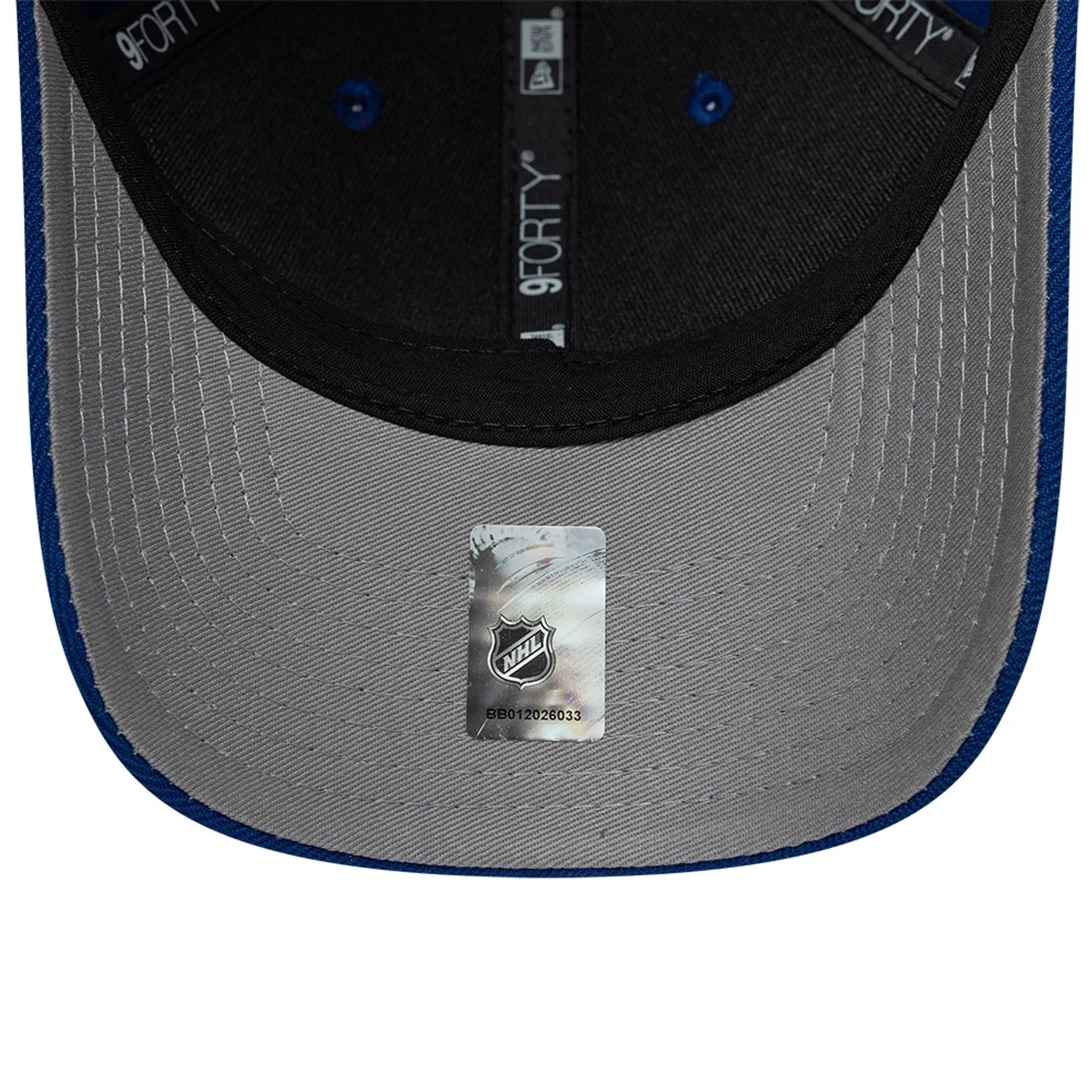 Pictured is this NHL Team New York Rangers 9FORTY M-Crown cap in blue. 2