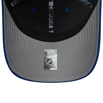 Pictured is this NHL Team New York Rangers 9FORTY M-Crown cap in blue. 2