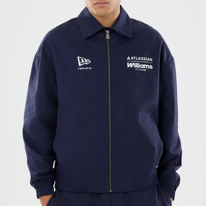 The model is wearing this Williams GB Race Special Collared Jacket in navy. 5