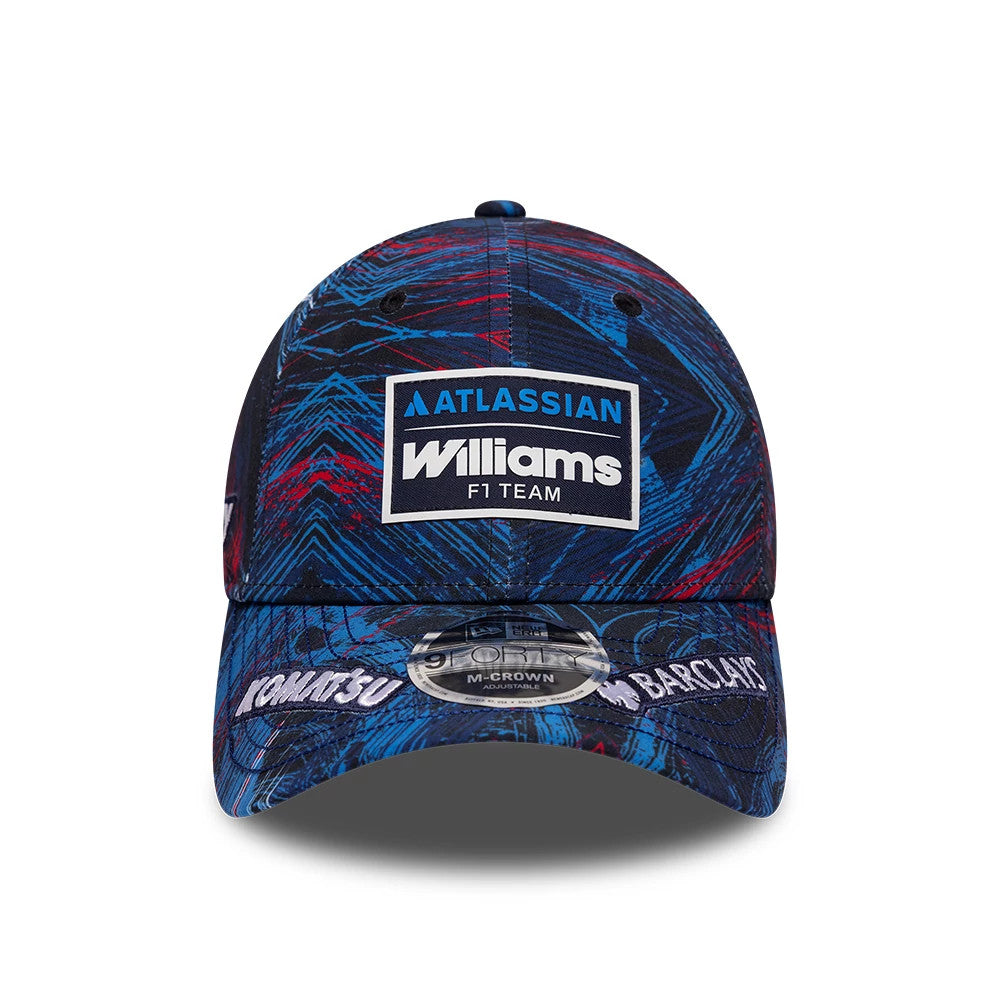 Pictured is this Williams GB Race Special 9FORTY M-Crown cap in navy. 2