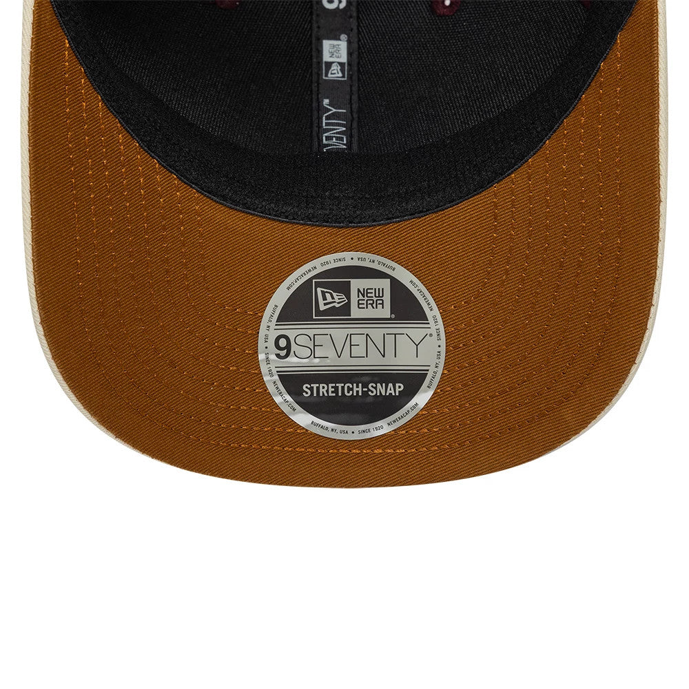Pictured is this Austin Race Special Max Verstappen Red Bull Racing 9SEVENTY Stretch Snap cap in burgundy. 2
