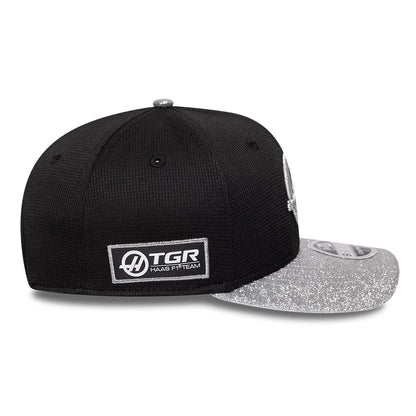 Pictured is this Oliver Bearman Vegas Race Special TGR Haas F1 9SEVENTY Stretch Snap cap in black. 6