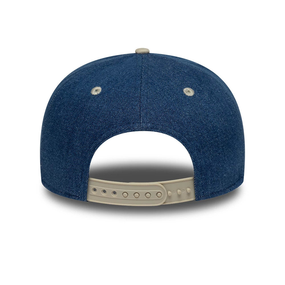 Pictured is this Austin Race Special Franco Colapinto Alpine Racing 9SEVENTY Stretch Snap cap in navy. 4