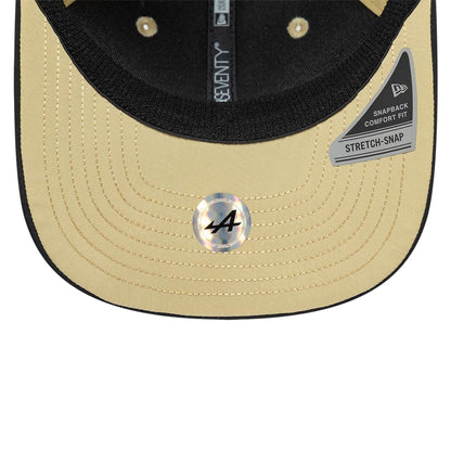 Pictured is this Latin American Franco Colapinto Alpine Racing 9SEVENTY Stretch Snap cap in light beige. 5