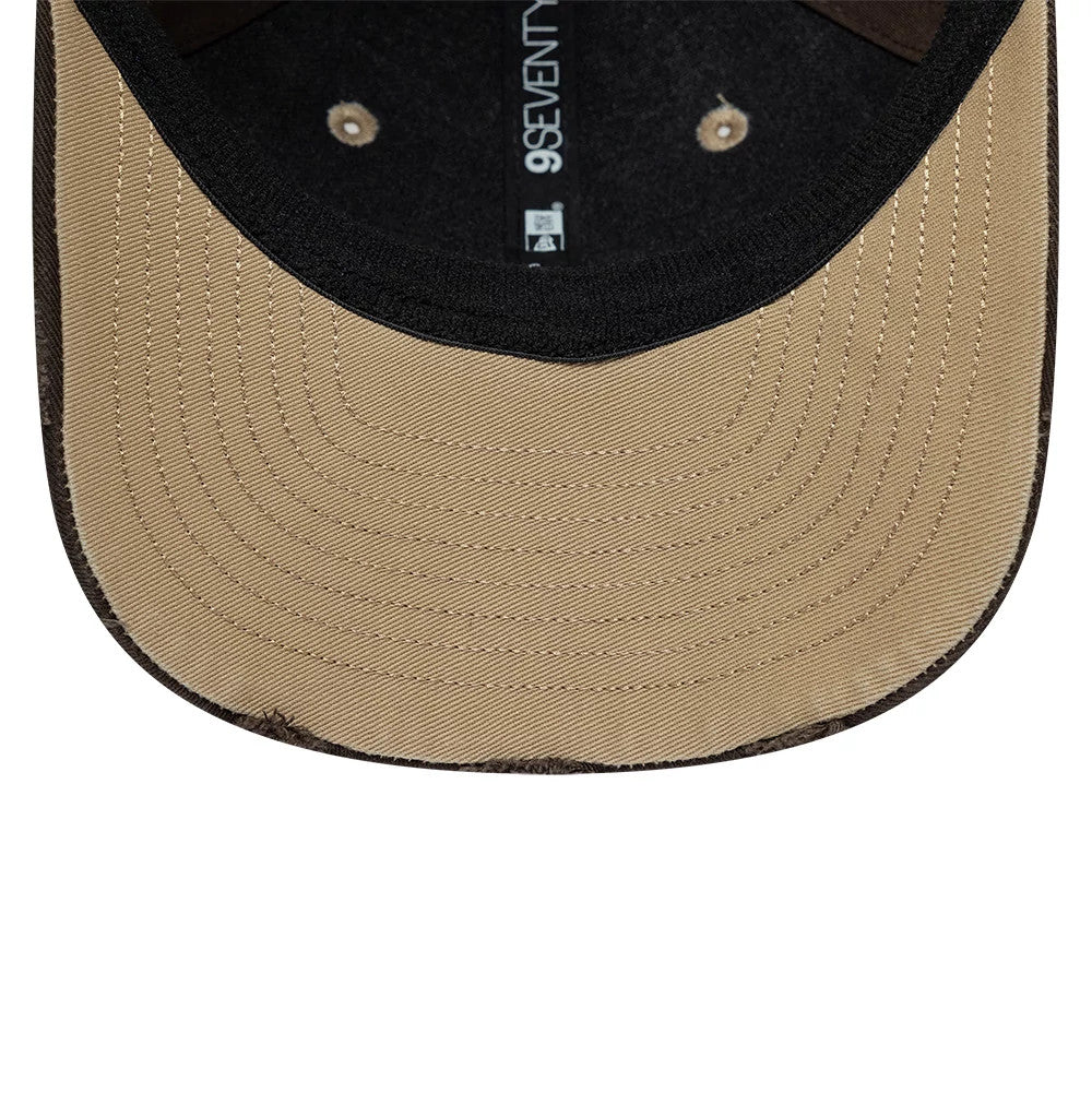 Pictured is this Esteban Ocon Austin Race Special TGR Haas F1 9SEVENTY Stretch Snap cap in dark brown. 2
