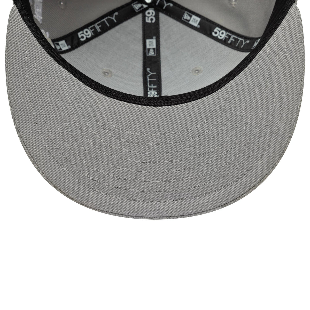 Pictured is this MLB Scribble New York Yankees 59FIFTY Fitted cap in grey. 7
