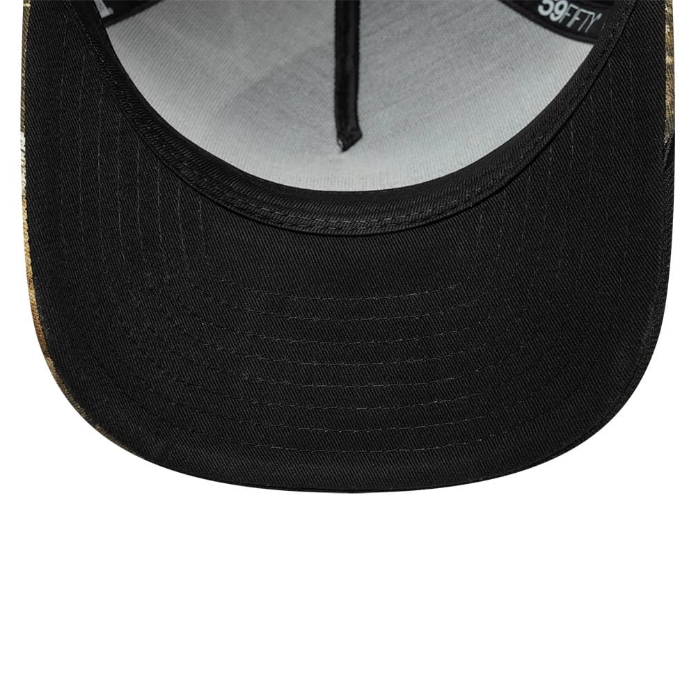 Pictured is this MLB Split Realtree Detroit Tigers 59FIFTY A-Frame Fitted cap in black. 5