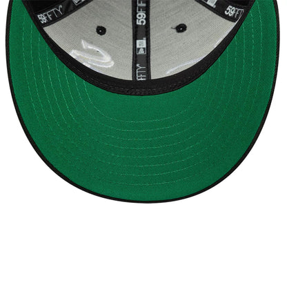 Pictured is this MLB Side Script Chicago White Sox Low Profile 59FIFTY Fitted cap in black. 2