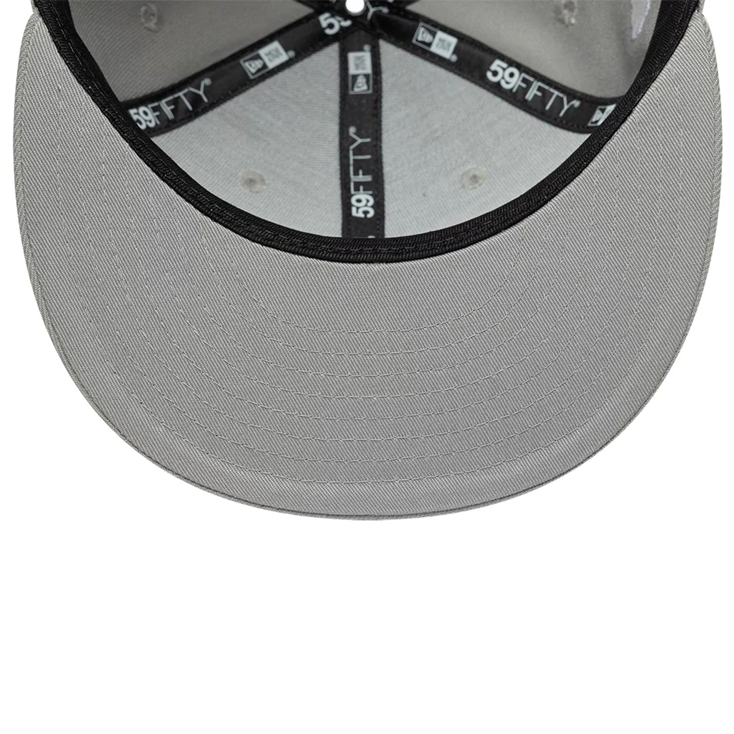 Pictured is this MLB Faux Pearl LA Dodgers 59FIFTY Fitted cap in grey. 5
