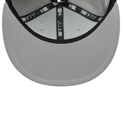Pictured is this MLB Faux Pearl LA Dodgers 59FIFTY Fitted cap in grey. 5
