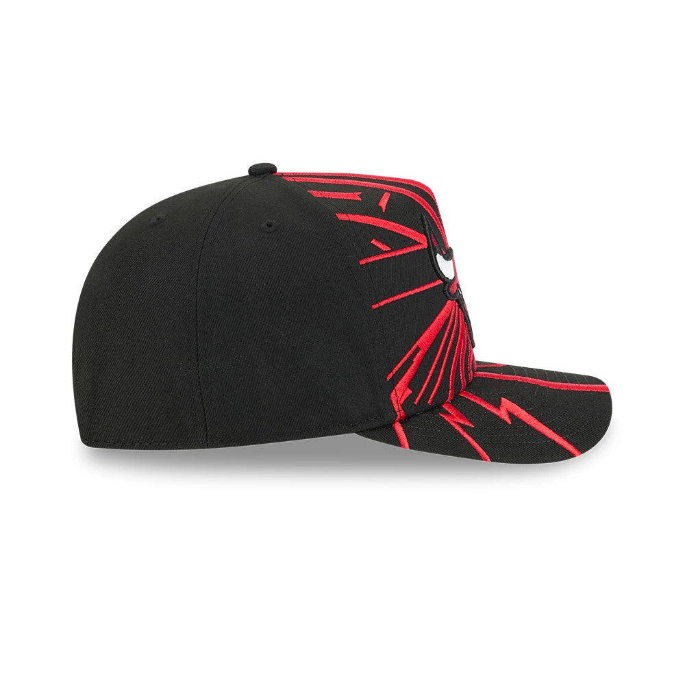 Pictured is this NBA Shattered Chicago Bulls 9FORTY A-Frame cap in black. 6