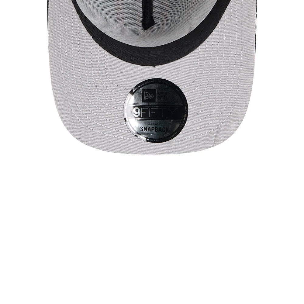 Pictured is this NBA Shattered Chicago Bulls 9FORTY A-Frame cap in black. 2