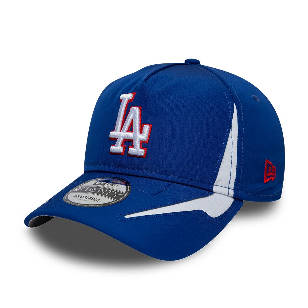 Pictured is this MLB Panel LA Dodgers 9TWENTY A-Frame cap in blue. 1
