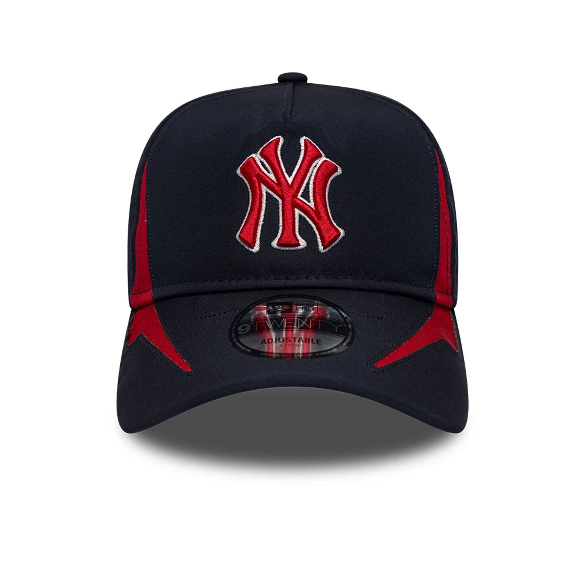 Pictured is this MLB Panel New York Yankees 9TWENTY A-Frame cap in navy. 3