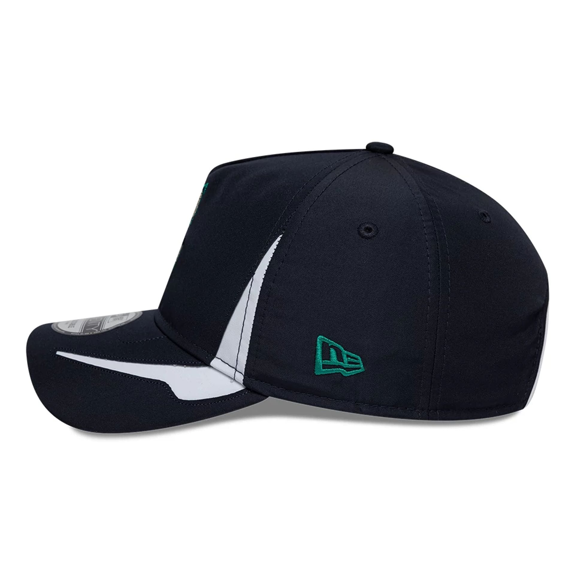 Pictured is this MLB Panel Seattle Mariners 9TWENTY A-Frame cap in navy. 5