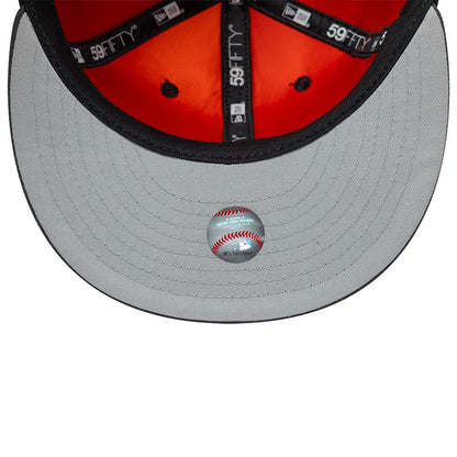 Pictured is this MLB Multi Logo San Francisco Giants 59FIFTY Fitted cap in black. 8