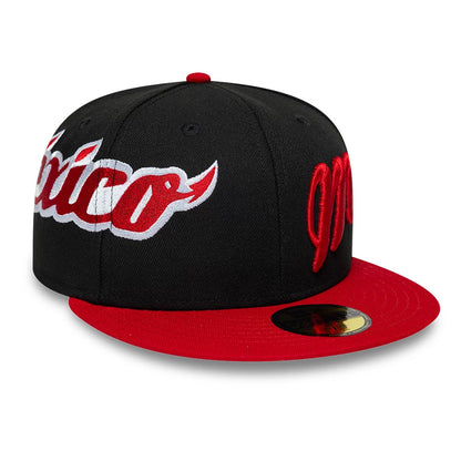 Pictured is this LMB Multi Logo Mexico Diablos 59FIFTY Fitted cap in black. 1