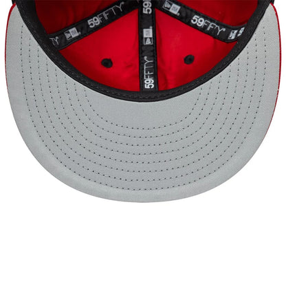 Pictured is this LMB Multi Logo Mexico Diablos 59FIFTY Fitted cap in black. 2