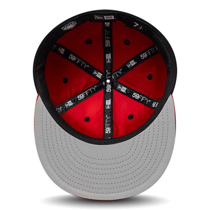 Pictured is this LMB Multi Logo Mexico Diablos 59FIFTY Fitted cap in black. 2