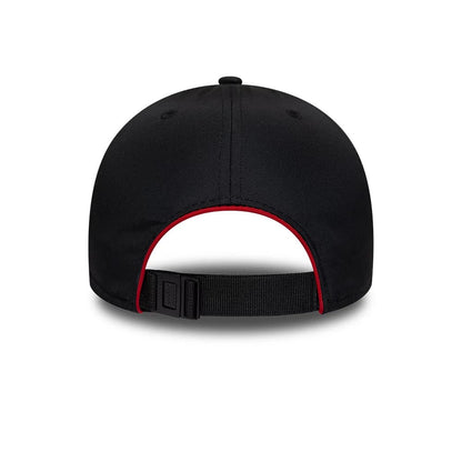 Pictured is this LMB Panel Mexico Diablos 9TWENTY A-Frame cap in black. 5