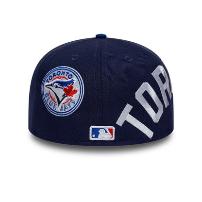 Pictured is this MLB Multi Logo Toronto Blue Jays 59FIFTY Fitted cap in navy. 5