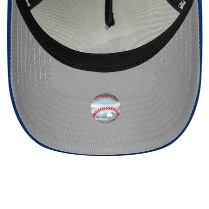 Pictured is this MLB Side Hit LA Dodgers 9FORTY E-Frame cap in Cream. 2