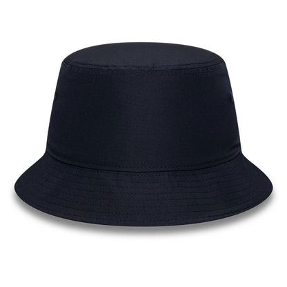 Pictured is this Retro Goal Keeper Chelsea FC Lion Crest Bucket cap in navy. 6