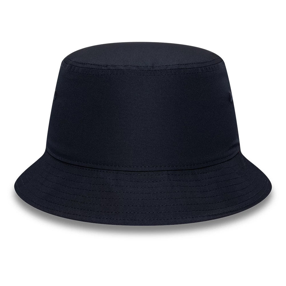 Pictured is this Retro Goal Keeper Chelsea FC Lion Crest Bucket cap in navy. 6